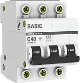 Выключатель автоматический EKF ВА 47-29 3P 40А (С) 4.5кА mcb4729-3-40C