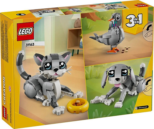 Конструктор LEGO Creator 3 в 1 31163 Озорной кот