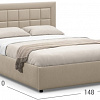 Кровать Moon Trade Noemi 1222/К001998 160x200