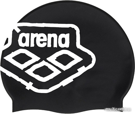 Шапочка для плавания ARENA Team Stripe Cap 001463 110 (черный)