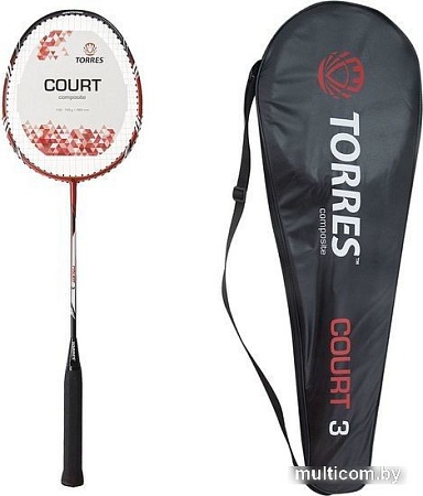 Теннис/бадминтон Torres Court 3 BD-20502 (красный)
