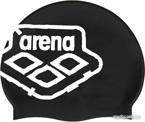 Шапочка для плавания ARENA Team Stripe Cap 001463 110 (черный)