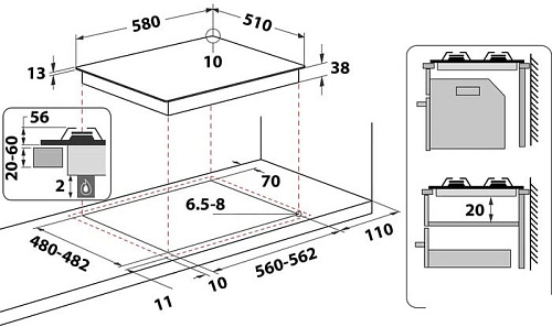 Варочная панель Indesit THP 641 IX/I