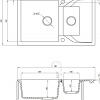 Кухонная мойка Deante Andante ZQN 2513 (графитовый)
