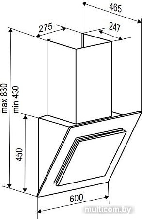 Кухонная вытяжка Zigmund & Shtain K 216.61 W