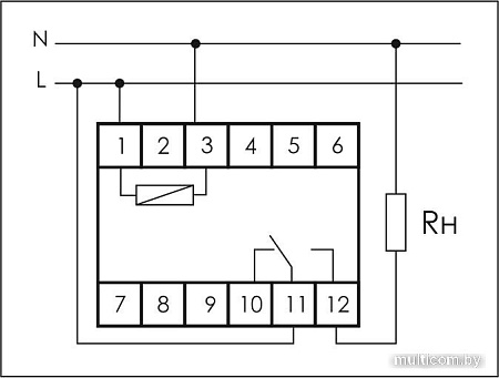 Реле времени Евроавтоматика F&F PCR-513U EA02.001.004
