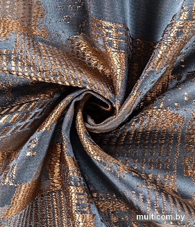 Штора Legrand Мегаполис 2x2.6 м 58120647 (серый/золото)