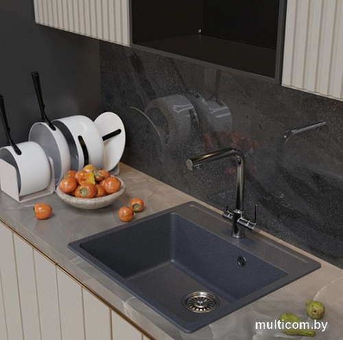 Кухонная мойка Mixline ML-GM15 551921 (антрацитовый)