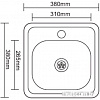 Кухонная мойка Ledeme L93838-6