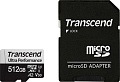 Карта памяти Transcend microSDXC 340S 512GB (с адаптером)