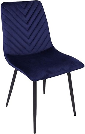 Стул AksHome Violin (сапфировый велюр/черный)