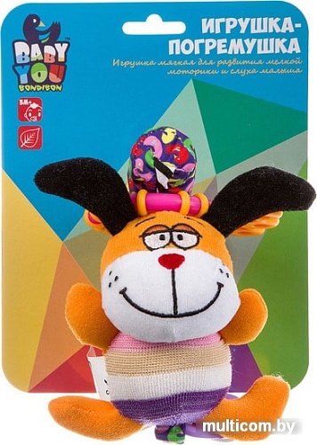 Погремушка Bondibon Baby You Собака ВВ1287-СОБАКА