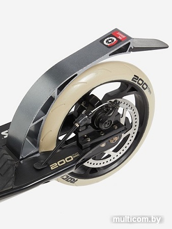 Двухколесный подростковый самокат Roces 200 Disc (черный/бежевый)