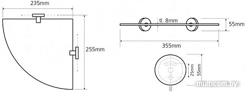 Bemeta Полка Omega 104102012