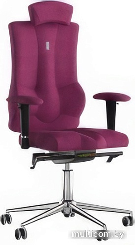 Кресло Kulik System Elegance (азур/хром,розовый с подголовником)