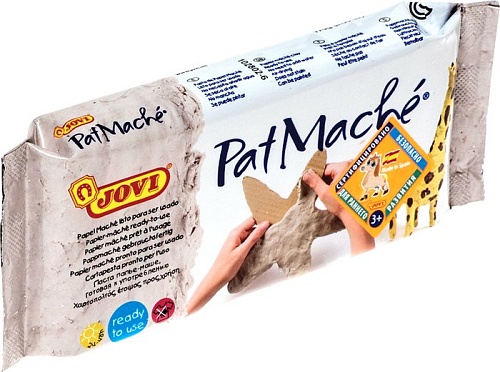 Пластилин Jovi Папье-маше 380 (680 г, серый)