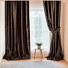Комплект штор Mio Tesoro Блэкаут 150x250 (2шт, шоколад)