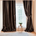 Комплект штор Mio Tesoro Блэкаут 150x250 (2шт, шоколад)