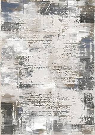 Ковер для жилой комнаты Linea Hali Elegant P1466-BEIGE-BLUE (1x2)