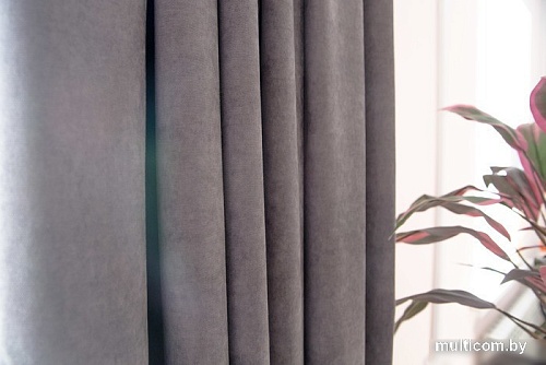 Комплект штор Decoretto Канвас серый КСГ-K111 3.25x2.6 м (графит, 2 шт)
