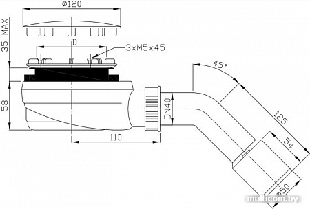 Сифон Radaway R580