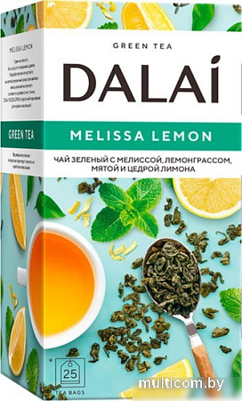 Зеленый чай DALAI Melissa Lemon 25 шт