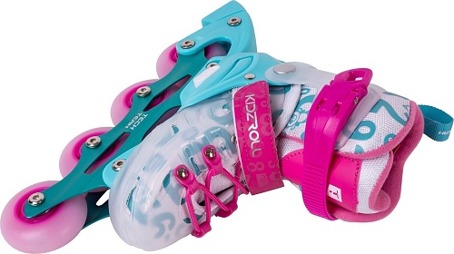 Роликовые коньки Tech Team Kidzroll Pink (р.36-39, розовый)