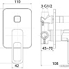 Смеситель IDDIS Slide SLISB00i67 (хром)