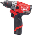 Ударная дрель-шуруповерт Milwaukee M12 FPD-202X Fuel 4933459802 (с 2-мя АКБ, кейс)