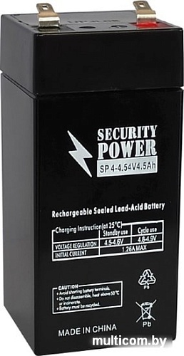 Аккумулятор для ИБП Security Power SP 4-4.5 F1 (4В/4.5 А·ч)