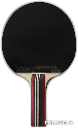 Ракетка для настольного тенниса Gambler Pure 7 Nine Ultra Tack GRC-8 (прямая)