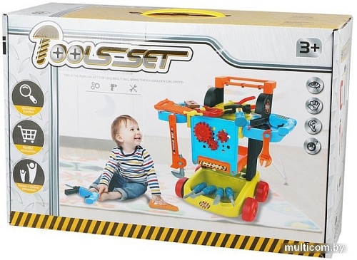 Тележка с инструментами игрушечная Наша Игрушка Маленький мастер 998-4