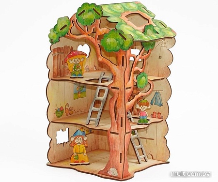 3Д-пазл Woody Дом-дерево для Лешиков 730