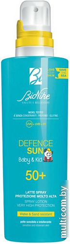 Лосьон солнцезащитный BioNike Для детей Defence Sun Baby&Kid Spray Lotion 50+ 200 мл