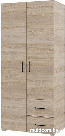 Шкаф распашной Горизонт Victor 2ств 2ящ (дуб сонома)
