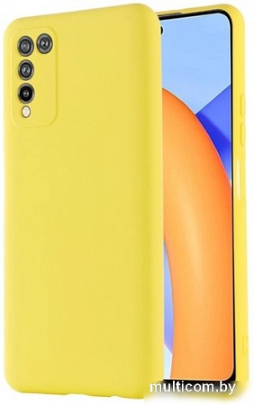 Чехол для телефона Case Cheap Liquid для Honor 10X Lite (желтый)