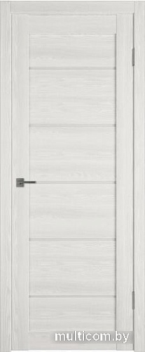 Межкомнатная дверь Atum Pro Х27 60x200 (bianco р, стекло white cloud)