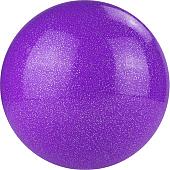Мяч для художественной гимнастики Torres AGP-15-08 (лиловый/блестки)