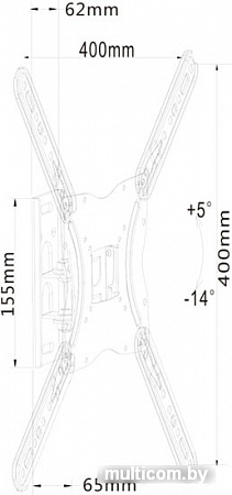 Кронштейн MasterKron PLA27-440