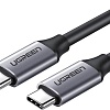 Кабель Ugreen US161 50751 USB Type-C - USB Type-C (1.5 м, черный/серый)