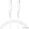 Кабель Vipfan P05 USB Type-C- USB Type-C (1 м, белый)