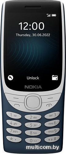 Кнопочный телефон Nokia 8210 4G Dual SIM ТА-1489 (синий)