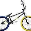 Велосипед Stark Madness BMX 1 2025 (графит матовый/желтый/синий)