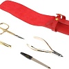 Набор для маникюра и педикюра Dewal 901RED (красный)