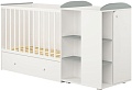 Кроватка-трансформер Polini Kids Ameli 900, с комодом (белый/серый)