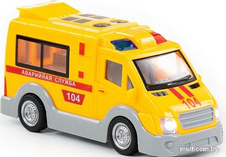 Игрушечный транспорт Полесье Аварийная служба 79695