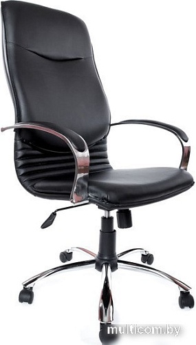 Кресло Деловая обстановка Нова хром (черный)
