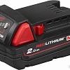 Аккумулятор Milwaukee M18 M18B2 4932430062 (18В/2 Ач)