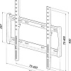 Кронштейн Trone Техно-400F (черный)