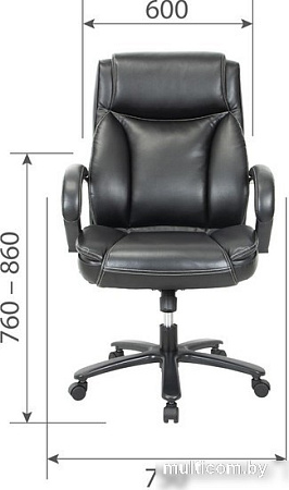 Офисное кресло CHAIRMAN CH400 (экокожа черный)